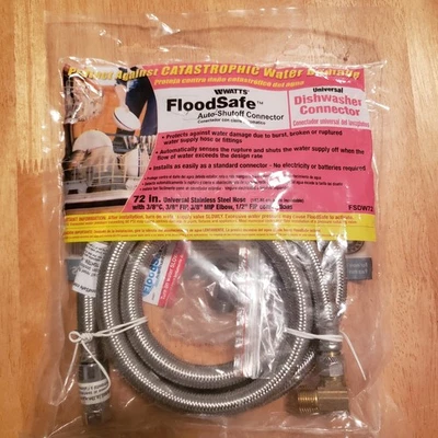 NUEVO WATTS FSDW72 LAVAVAJILLAS APAGADO AUTOMÁTICO 72 PULGADAS MANGUERA UNIVERSAL ACERO INOXIDABLE Foto 1 de 3