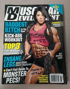 MUSCULAR DEVELOPMENT BODYBULIDING MAGAZINE Dana Linn Bailey VOL 52 June 2015 - Picture 1 of 5