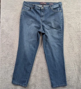 Jeans Gloria Vanderbilt Amanda donna 16W denim elasticizzato classico casual blu - Foto 1 di 11