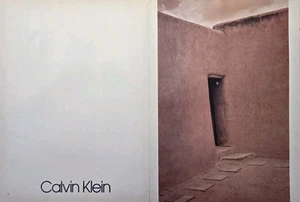 Calvin Klein Man Desert Southwest Ubicación Adobe 5 páginas anuncio impreso vintage 1984 - Imagen 1 de 12