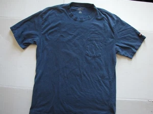 Dickies Shirt Mens Extra Large Blue Pocket Crewneck Workwear Cotton Tee - Picture 1 of 5