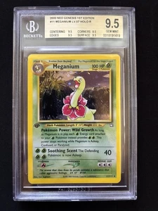 Meganium Lv.57 Holo 1st Edition Neo Genesis 11/111 EN – BGS 9.5 Gem Mint - Bild 1 von 2