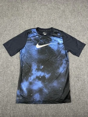 Nike Soccer Training Shirt Mens Large Blue Galaxy CR7 Cristiano Ronaldo Kit - Image 1 of 4