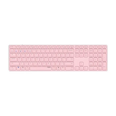 Rapoo Kabellose Multi-Mode-Tastatur "E9800M", Pink, QWERTZ (00220284) #1907423 - Bild 1 von 4
