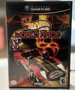 Hot Wheels World Race Gamecube Cib Complete Tested Works Free Ship - Picture 1 of 6