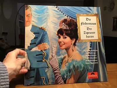 LP Die Fledermaus Der Zigeunerbaron 70er Jahre Operette Polydor  - Bild 1 von 4