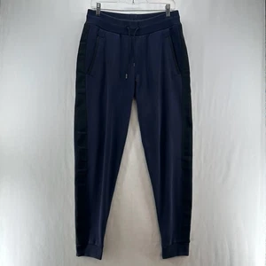 HUGO BOSS Pants Mens Sz M Tapered Jogger Sweatpants Drawstring Activewear Blue - Picture 1 of 11