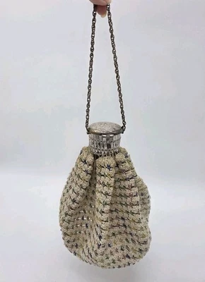  Antique Purse Bag Expandable Accordian Style Opening ‘Beggar’s Purse’  - Image 1 of 4