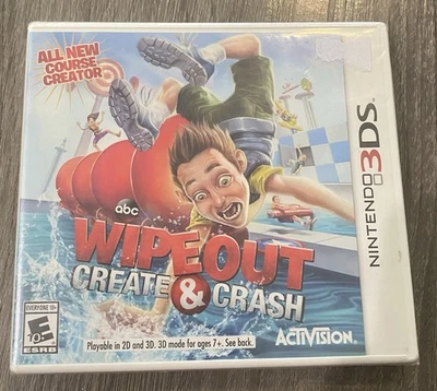 Sealed Wipeout: Create & Crash (Nintendo 3DS, 2013) - Image 1 of 3