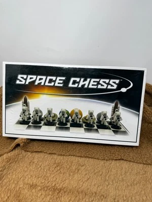 Space Chess Board Game by Big League Astronauts Planets Rocket Complete Set - Image 1 of 3