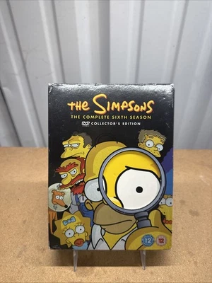 The Simpsons Complete Sixth Season DVD Collector Edition RARE Slipcover *Tested - Image 1 of 4