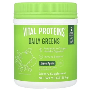 2 X Vital Proteins, Daily Greens, Green Apple, 9.3 oz (265 g) - Picture 1 of 3