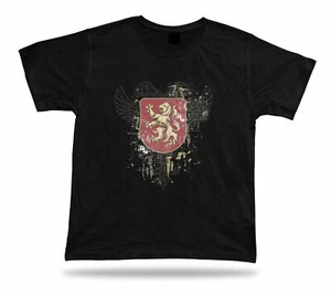Heraldic Lion Symbolises Strength Bravery Loyalty moder stylish t shirt design - Picture 1 of 8