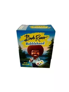 Bob Ross 4" Bobblehead con suono Deluxe Mega Kit RP Mini MARCA SIGILLATA NOS - Foto 1 di 7