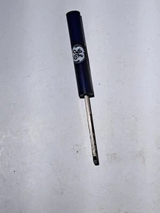 VINTAGE GE GENERAL ELECTRIC ADVERTISING SLOTTED POCKET SCREW DRIVER 5.5" - Picture 1 of 3