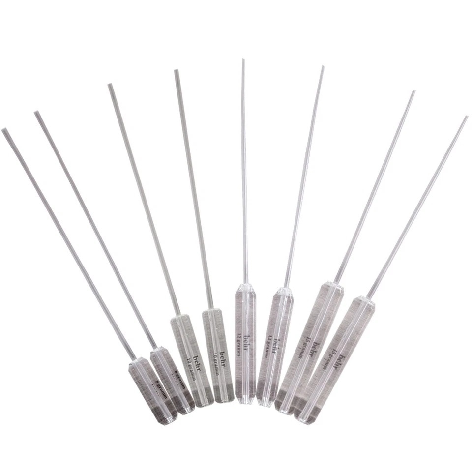 8 Ghost Sbirolinos sinkend 8 - 15 g Sbirulino Set Tremarella Glas Forellen Blei - Bild 1 von 1