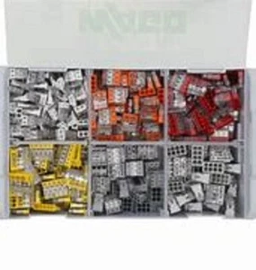 887-954 WAGO 380pcs 2773 Push Wire Splicing Connectors Assorted Box WITHOUT CASE - Picture 1 of 1