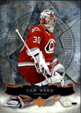 2006-07 Artifacts Carolina Hurricanes Hockey Card #82 Cam Ward