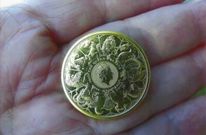 QUEENS BEAST ONE OZ GOLD 2021 - Picture 1 of 5
