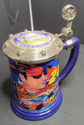 Jeff Gordon Tankard-2002 Franklin Nascar Beer Stein-Preowned Cover
