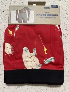OLD NAVY MEN CHRISTMAS BOXER Briefs XL NWT Free Shipping USA Monster Design - Picture 1 of 6