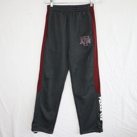 Texas A&M Aggies Sweatpants Mens Medium Colosseum Athletic Activewear Gray Cover
