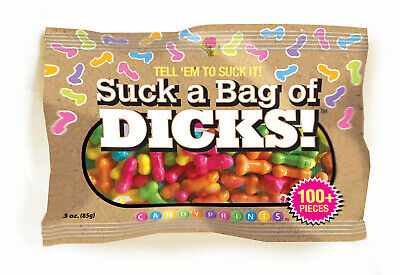 Suck A Bag Of Dicks! Penis Shaped Candy • 8.98$