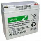 12V 22Ah (Replace 17Ah, 18Ah, 19Ah, 20Ah, 21Ah) Lucas Lslc22-12 Agm/Gel Battery