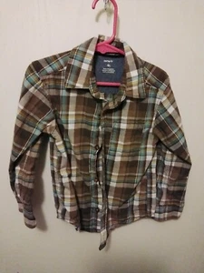 Camisa Carter's 4t marrón abotonada - Imagen 1 de 2