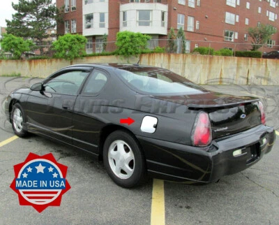 2000-2005 Chevy Monte Carlo Chrome Stainless Steel Flat Gas Cap Cover Accent 1pc - Image 1 of 3