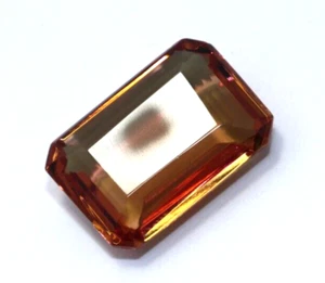 28.55 Ct Alexandrite Lab-Created Color Changing Emerald Shape Loose Gemstone - Picture 1 of 8