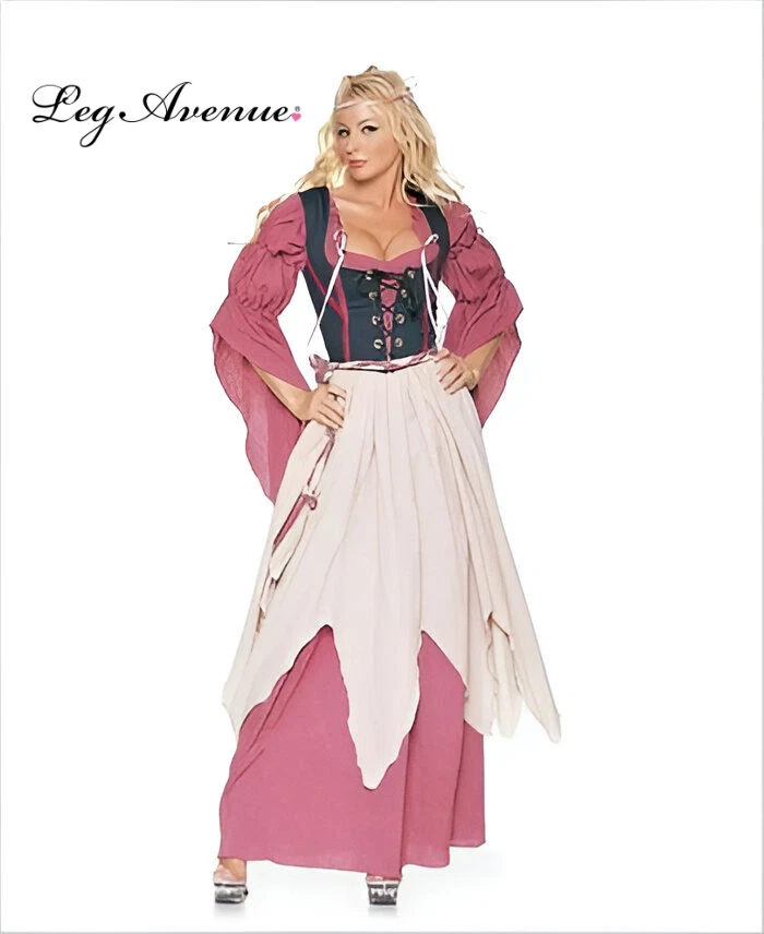 Leg Avenue 4 PC Renaissance Wench Costume -Ladies Size Small - Image 1 of 3