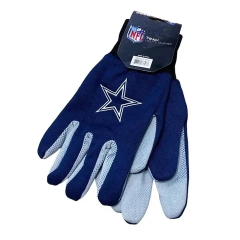 DALLAS COWBOYS NFL PAIR OF UTILITY GLOVES FROM FOCO NWT (FREE SHIPPING INCLUDED) Cover