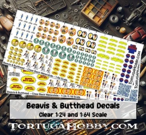 Beavis & Butthead - Tobogán acuático - Escala 1:24 - Juegos de calcomanías modelo/derby - Imagen 1 de 7
