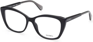 Max & Co MO5016 001 Black Cat Eye Eyeglasses Plastic Frame 54-16-140 - Picture 1 of 1