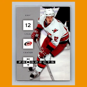 Tarjeta de hockey Eric Staal #17 2005 Fleer Hot Prospects Carolina Hurricanes NHL CASI NUEVA - Imagen 1 de 3