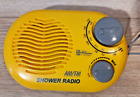 Bracelet de suspension portable radio de douche jaune AM FM radio