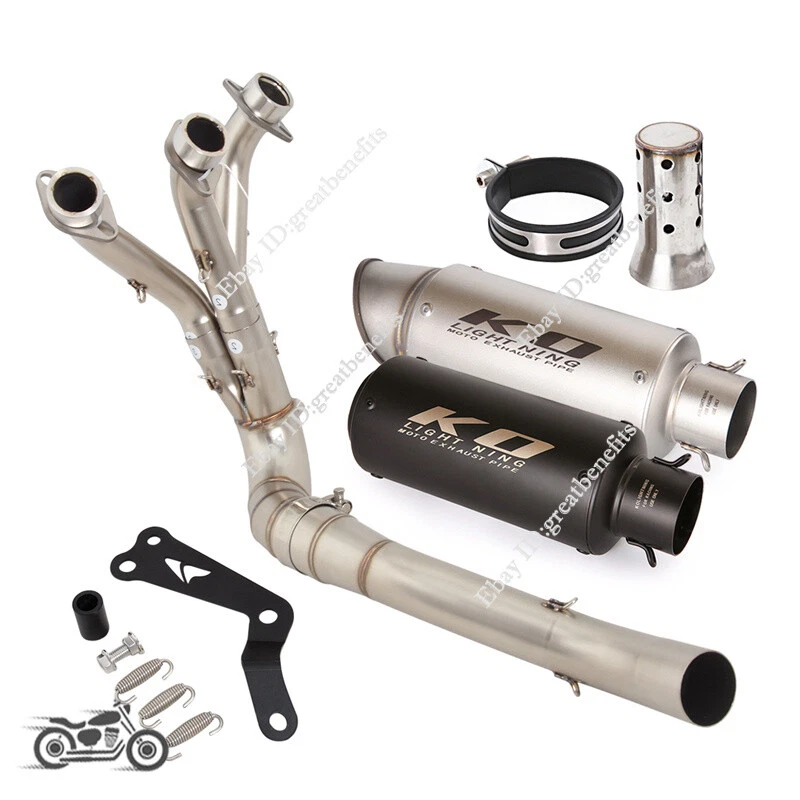 Silenciador sistema escape completo para Yamaha MT09 FZ09 Tracer 9/9GT XSR900 2021-2023 Foto 1 de 4