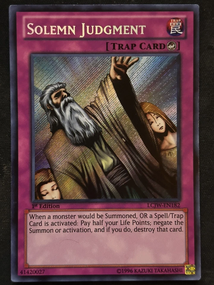 Yu-Gi-Oh! TCG Solemn Judgment Legendary Collection 4 Mega-Pack LCJW-EN182 1st... - Image 1 of 4