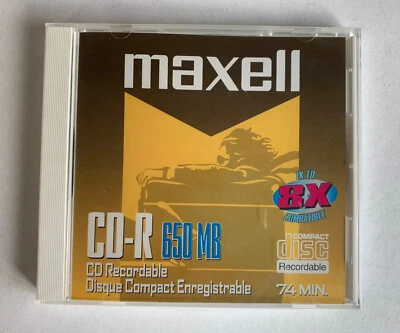 HP & Maxell CD-R Music 74 min 650 mb Factory Sealed. - Image 1 of 4