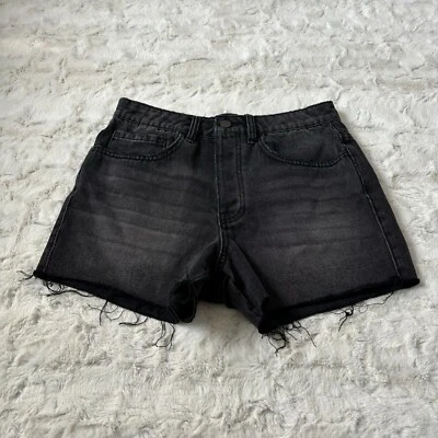 Pantalones cortos de mezclilla para mujer O'neill talla 27 negros lavados Foto 1 de 4