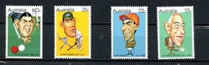 Australia MNH #772-75 Sports Figures 4 Values Trumper Munro K430 - Picture 1 of 1