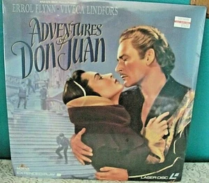 Errol Flynn "Adventures Of Don Juan" Extended Play LaserDisc MGM/UA NEW - Picture 1 of 10