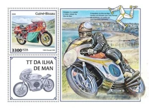 Guinea-Bissau - 2018 Man TT Race - Stamp Souvenir Sheet - GB18410b - Picture 1 of 1
