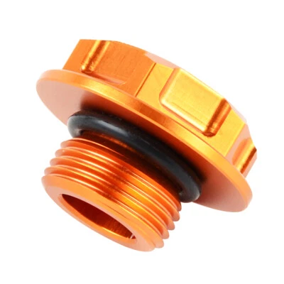 CNC Billet Steering Stem Nut Head Bolt For KTM 450 505 525 SX ATV/ XC ATV Orange - Image 1 of 4