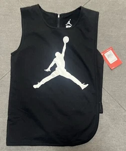 Black Micheal Jordan Sleeveless Size L 12-13 Kids - Picture 1 of 6