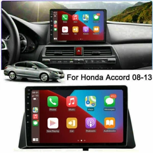 Android 10.1 GPS Apple Carplay For Honda Accord 2008-2013 Car Radio Stereo WiFi - Picture 1 of 12