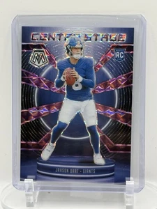 2025 Panini Mosaic Football Jaxson Dart Pink Ice Center Stage 36/49 Rookie Card - Picture 1 of 2