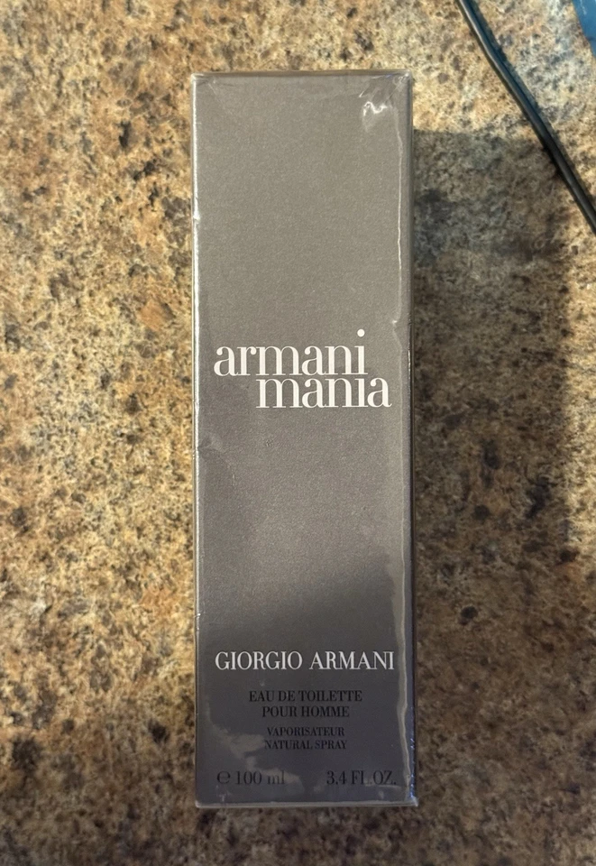 Armani Mania by Giorgio Armani for Men EDT Pour Homme 3.4 FLOZ / 100ML Spray NIB - Image 1 of 4