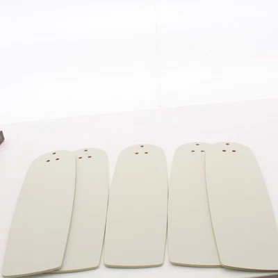 5pk Casablanca 99005 Ceiling Fan Blades 22" Cottage White/Matte Snow White - Image 1 of 2